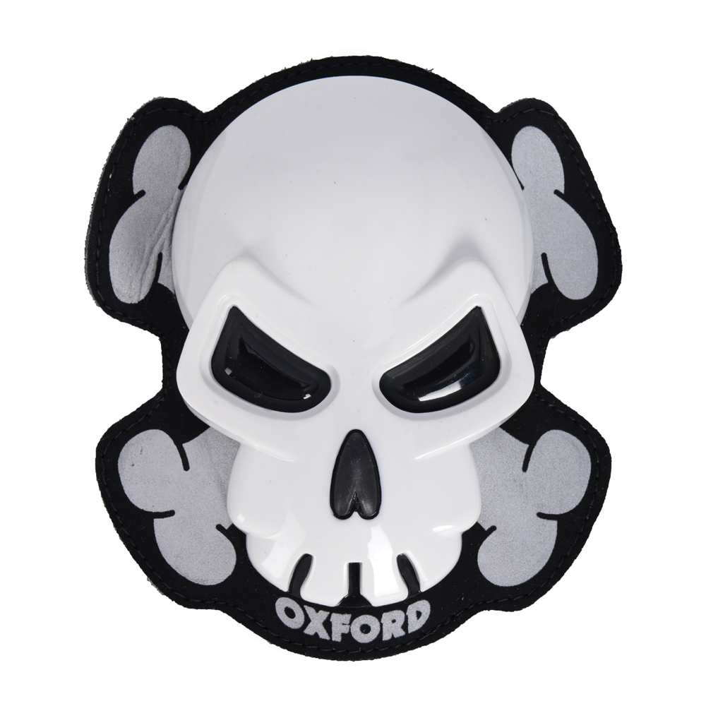 Oxford Oxford Skull Knee Sliders - White